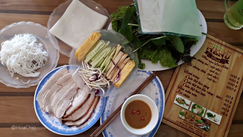 Quán bánh tráng cuốn thịt heo ngon ở Đà Nẵng