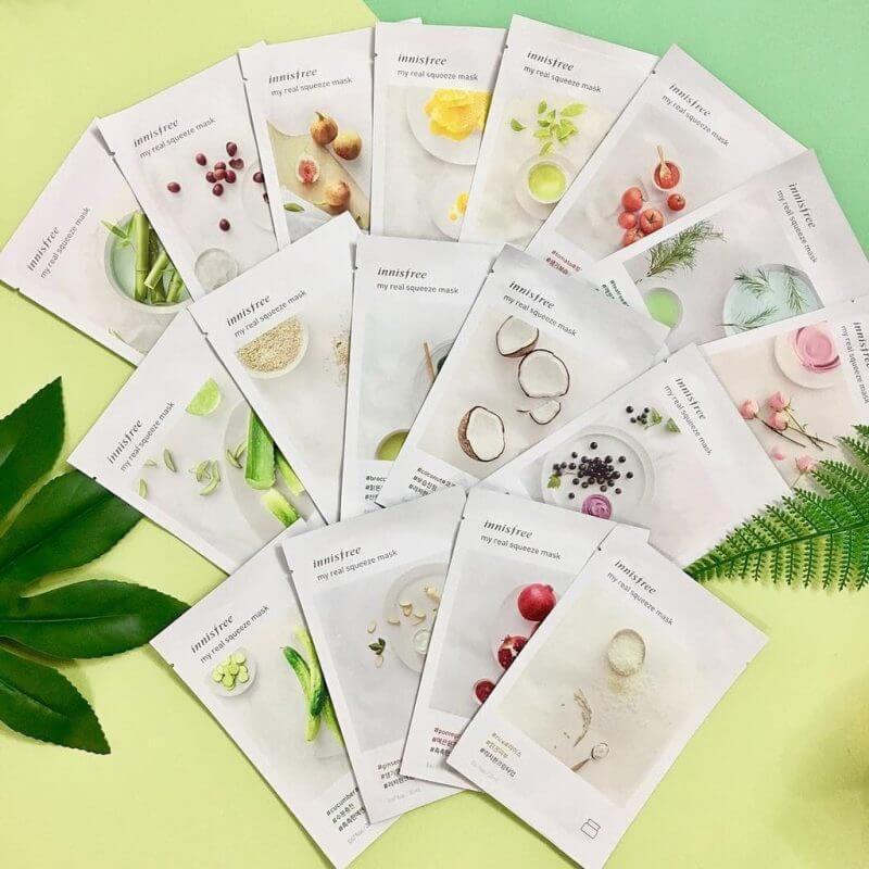 Mặt Nạ Giấy Innisfree It's Real Squeeze Mask