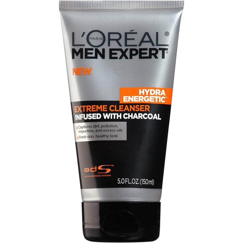 L'Oreal Men Expert Hydra Energetic Black Charcoal Face Wash 150ml