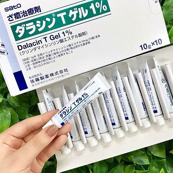 Kem trị mụn 1% dalacin T gel sato 10g Nhật Bản