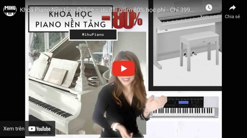 khoá học piano online