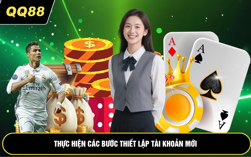 Thực hiện các bước tạo tài khoản thành viên mới
